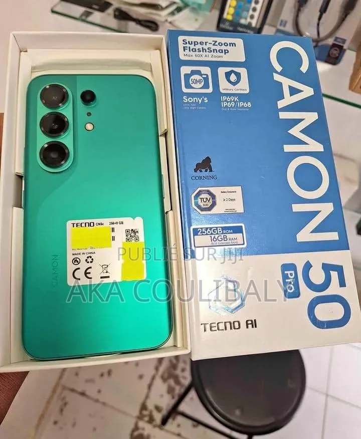 Nouveau Tecno Camon 50 Pro 256 GB Autre