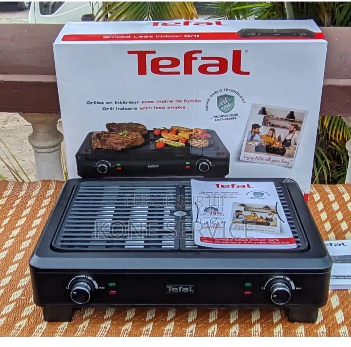 Grill Électrique Tefal Xl – Barbecue D’Intérieur Anti-fumée