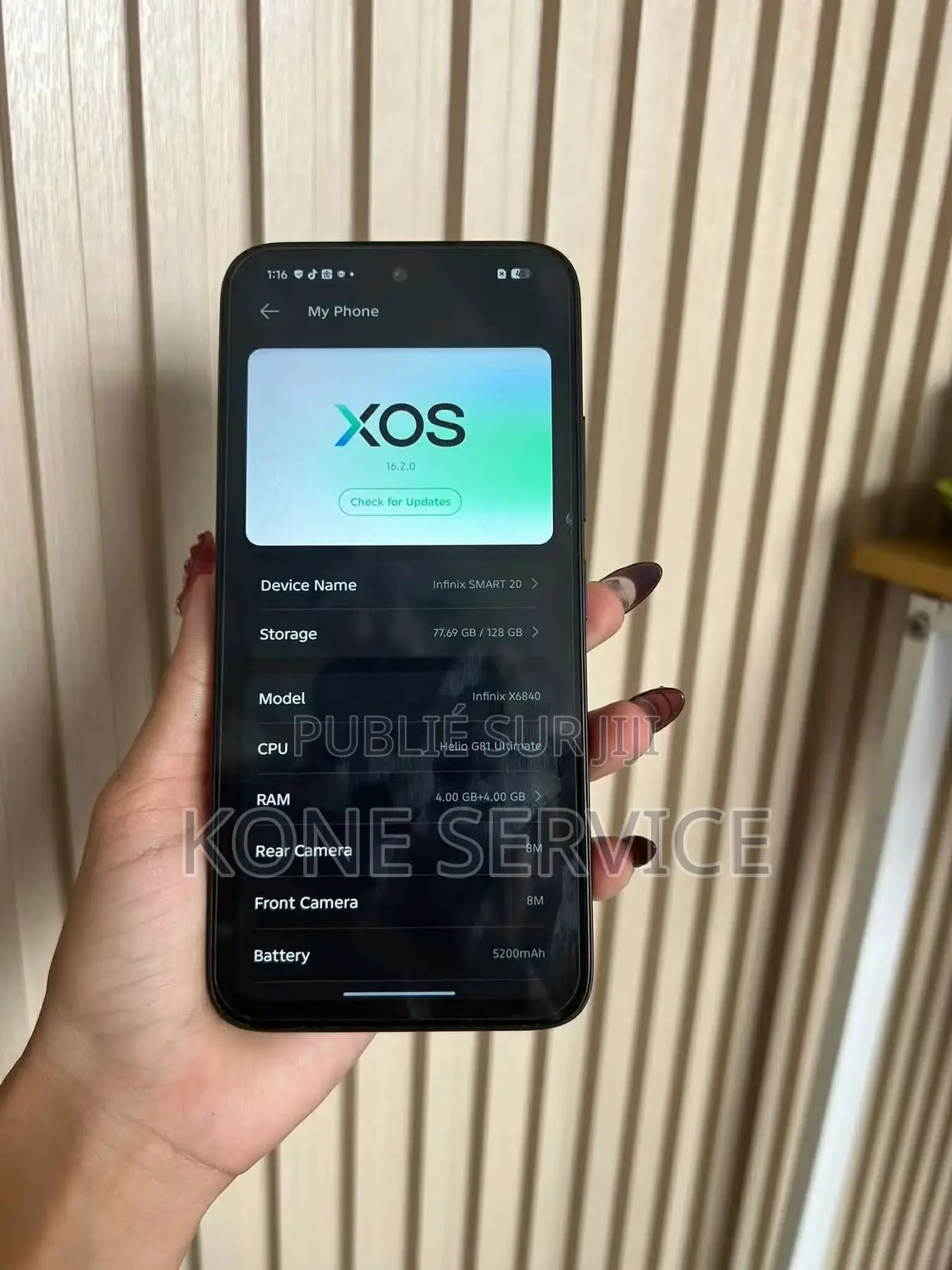 Nouveau Infinix Smart 20 128 GB Noir