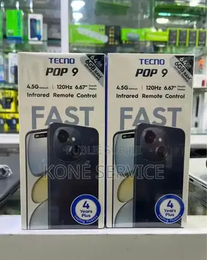 Nouveau Tecno Pop 9 128 GB Noir