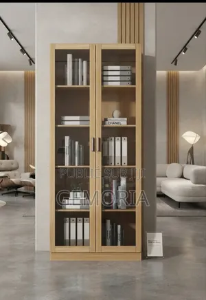 Bibliothèque Mixte – Vitrine Rangements Fermés