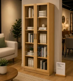 Bibliothèque Mixte – Vitrine Rangements Fermés