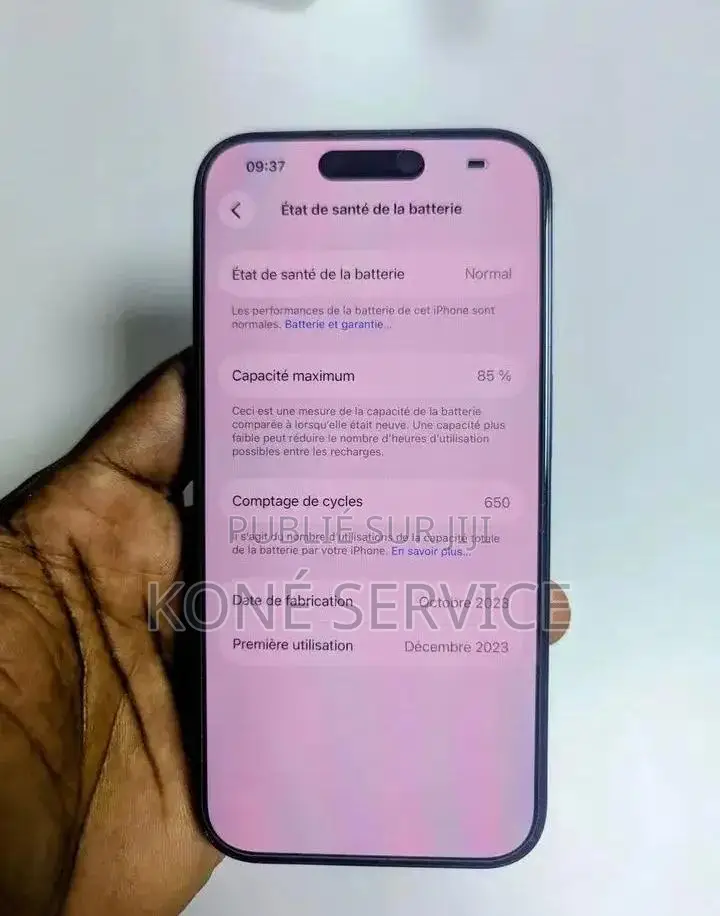 Nouveau Apple iPhone 15 Pro 128 GB Gris