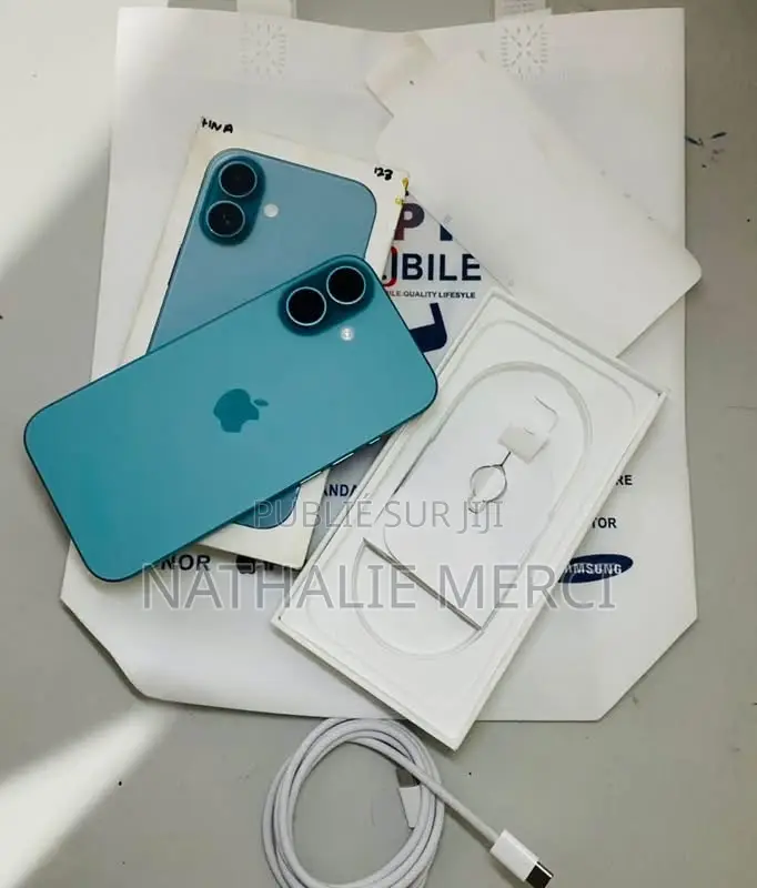 Nouveau Apple iPhone 16 256 GB Bleu