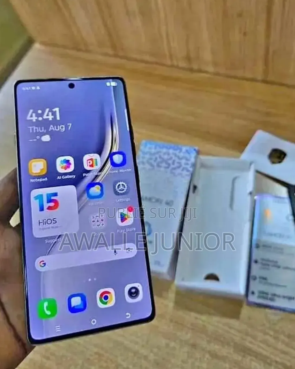 Nouveau Tecno Camon 40 256 GB Bleu