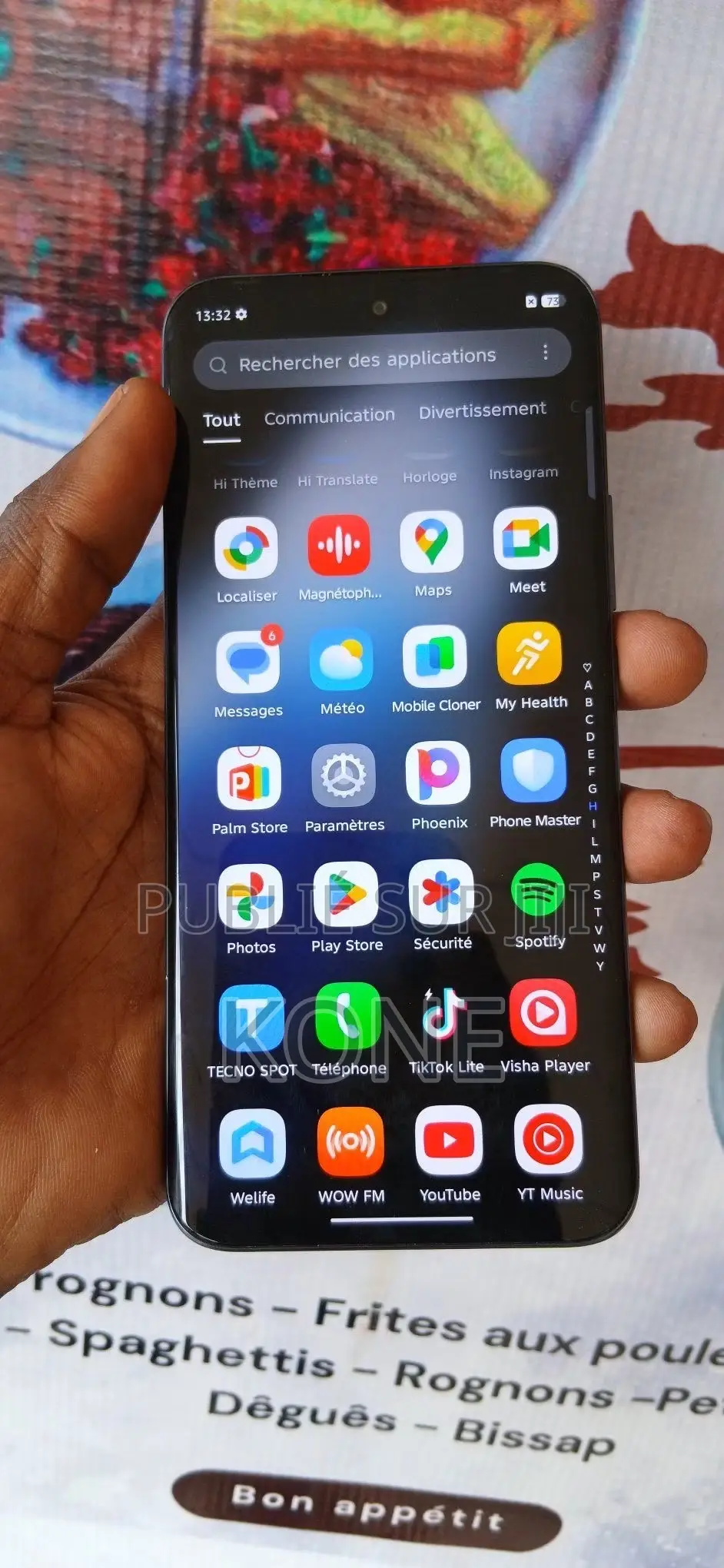 Nouveau Tecno Spark 40 Pro+ 256 GB Noir