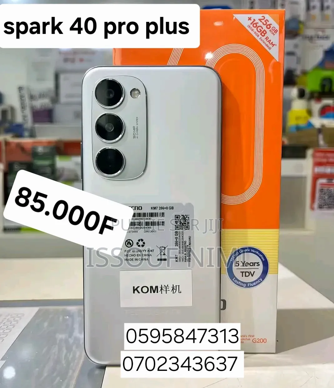 Nouveau Tecno Spark 40 Pro+ 256 GB Autre