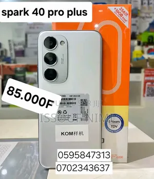 Nouveau Tecno Spark 40 Pro+ 256 GB Autre
