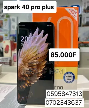 Nouveau Tecno Spark 40 Pro+ 256 GB Autre