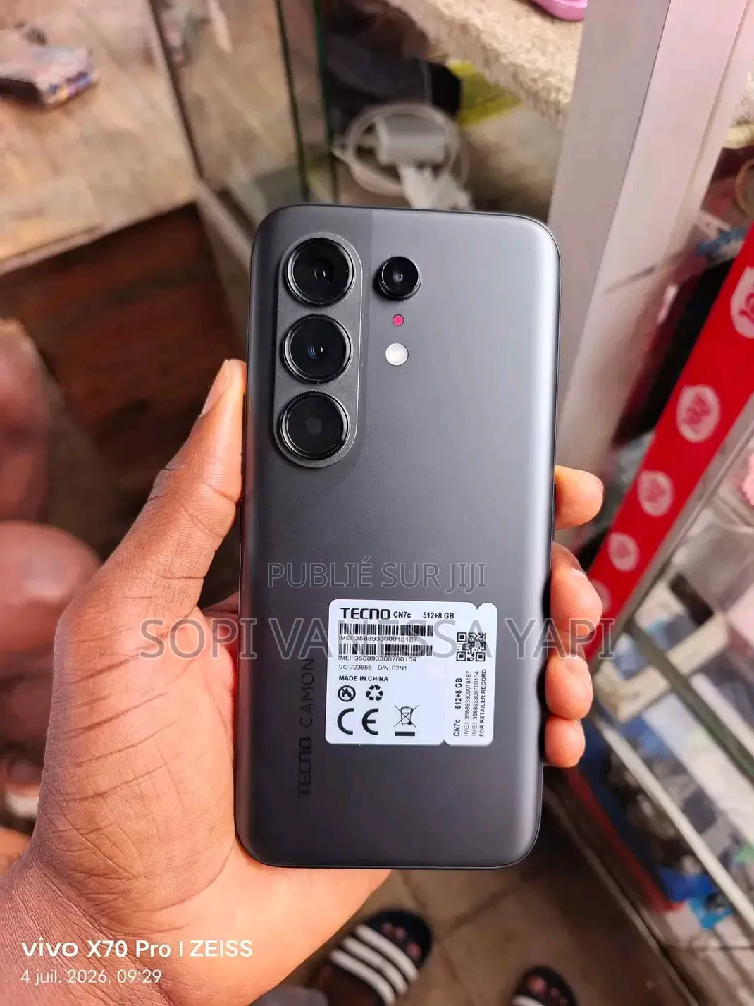 Nouveau Tecno Camon 50 Ultra 512 GB Noir