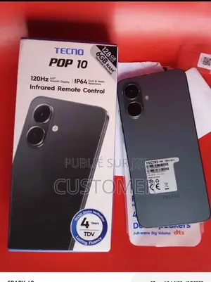 Nouveau Tecno Pop 10 128 GB Blanc