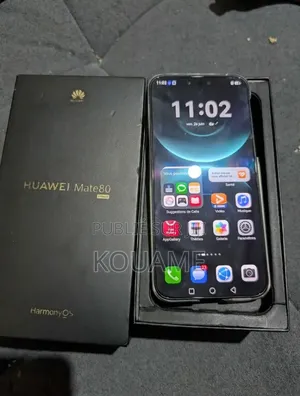 Nouveau Huawei Mate 80 5G 512 GB Noir