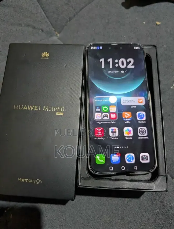 Nouveau Huawei Mate 80 5G 512 GB Noir