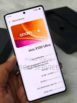 Nouveau Vivo X100 Ultra 512 GB Autre