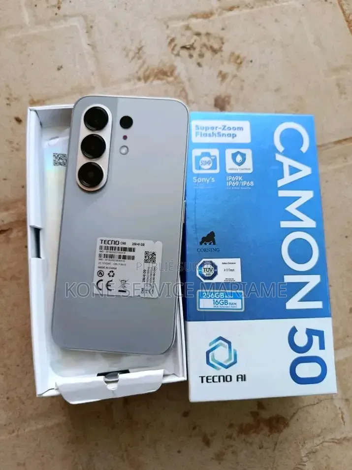 Nouveau Tecno Camon 50 Pro 256 GB Blanc