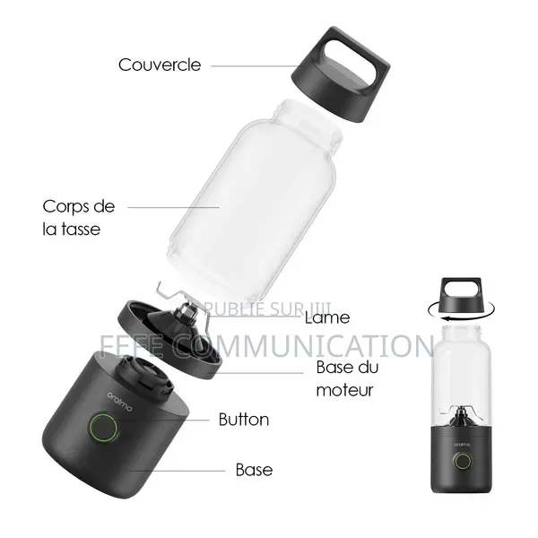 Oraimo Smart Blender Go 500 Ml – Mixeur Portable