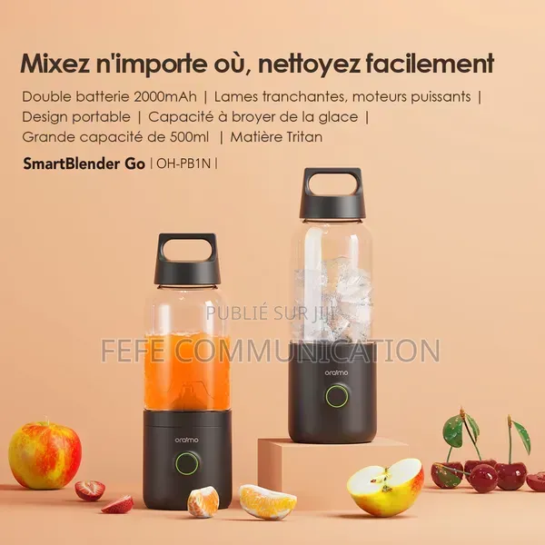 Oraimo Smart Blender Go 500 Ml – Mixeur Portable