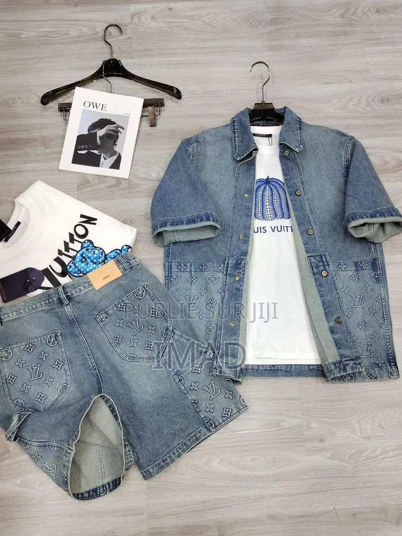 Ensemble Chemise Short en Jean – Style Tendance