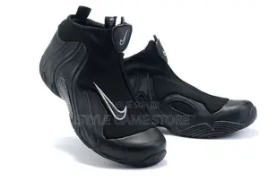 Nike Air Flightposite Black Cat Et White