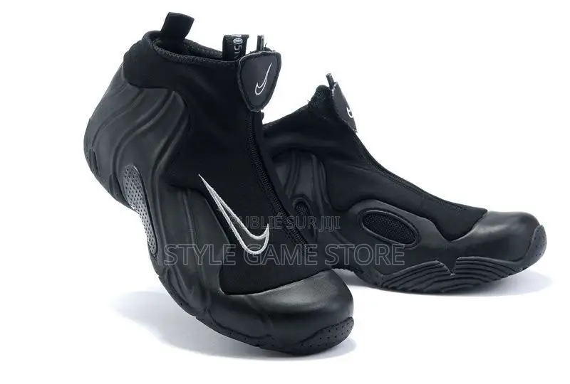 Nike Air Flightposite Black Cat Et White