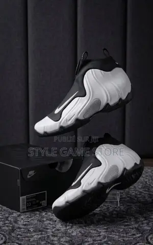 Nike Air Flightposite Black Cat Et White