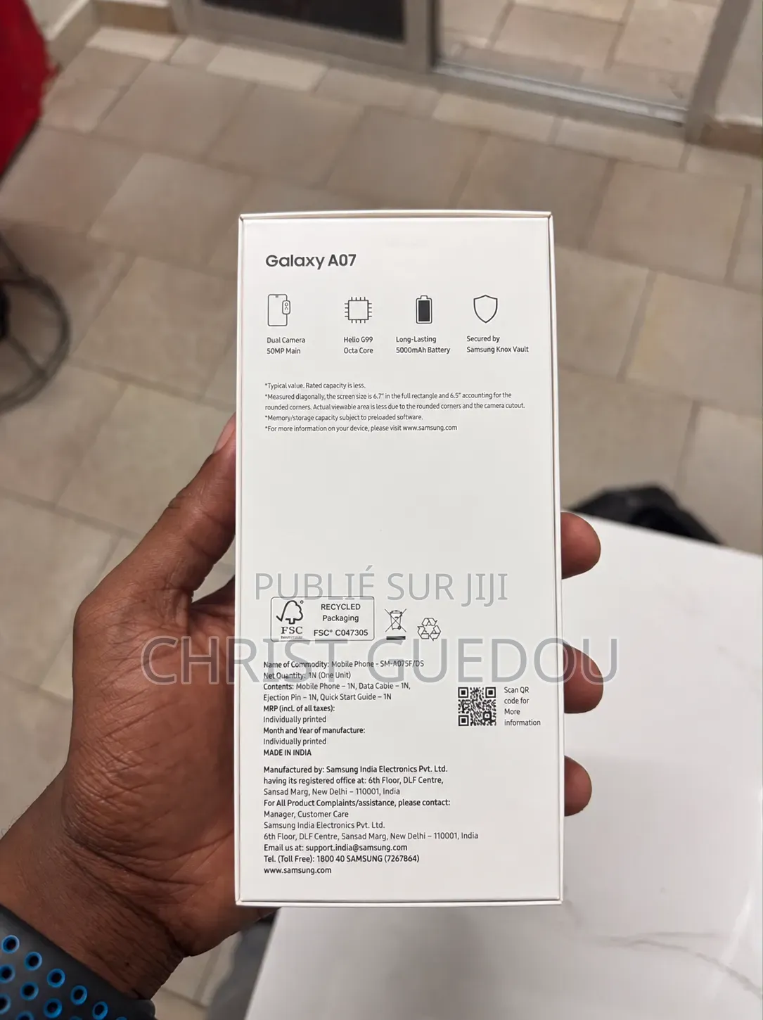 Nouveau Samsung Galaxy A Argenté