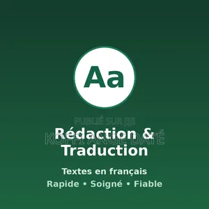 Rédaction Et Traduction De Textes en Français