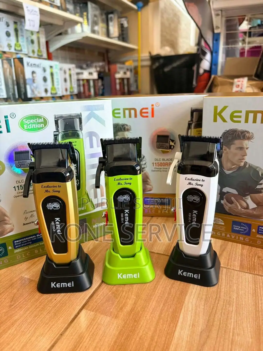 Kit De Tondeuses Professionnelles Kemei Rechargeable 2 en 1
