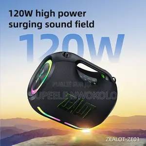 Enceinte Bluetooth Zealot Ze01 – 120w Puissante | Neuve