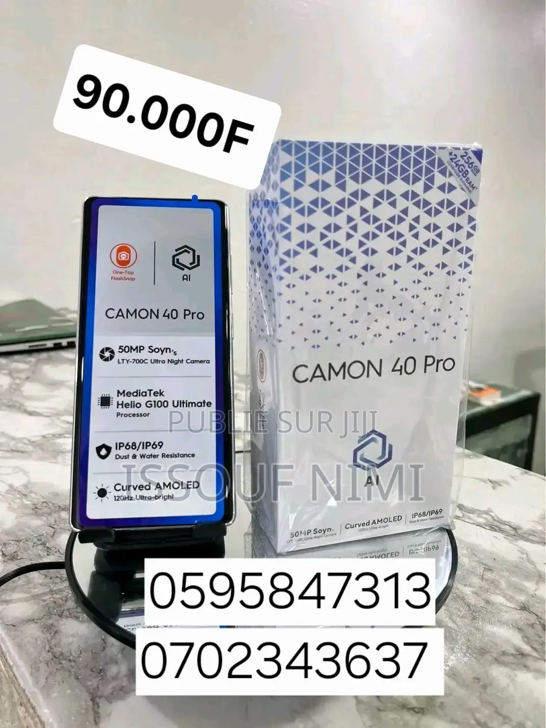Nouveau Tecno Camon 40 Pro 4G 256 GB Autre