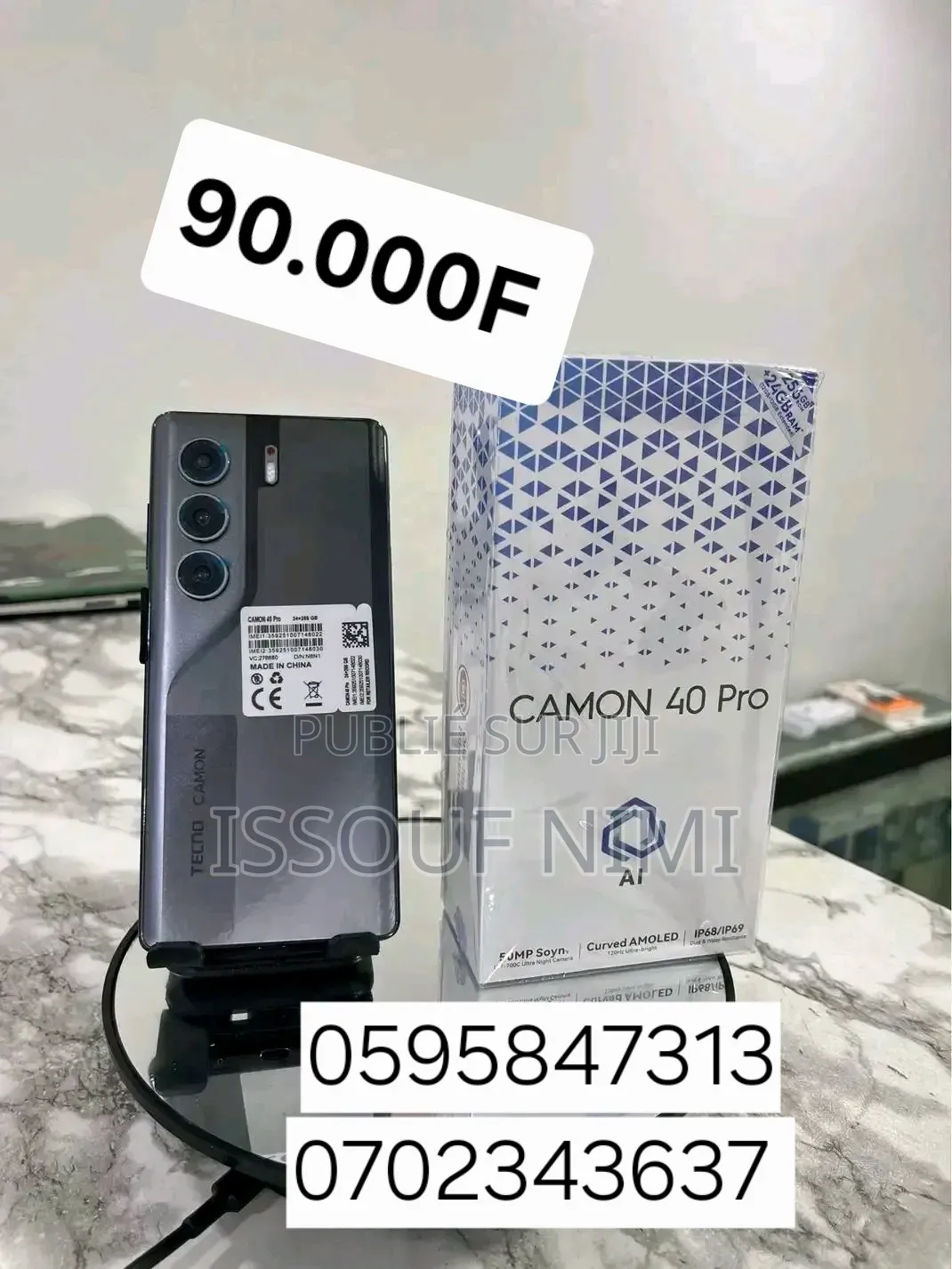 Nouveau Tecno Camon 40 Pro 4G 256 GB Autre