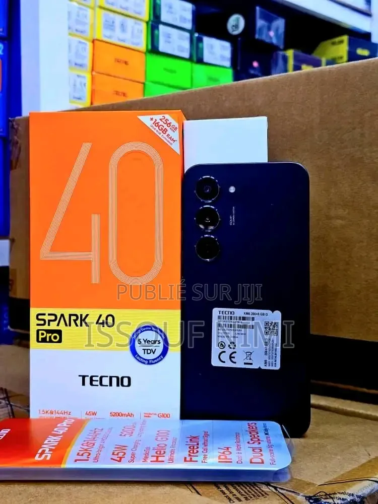 Nouveau Tecno Spark 40 Pro 256 GB Autre