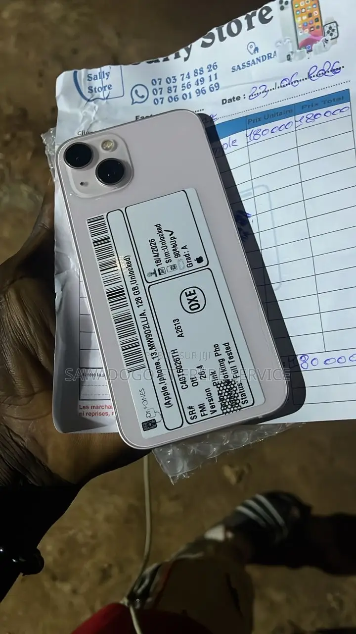 Nouveau Apple iPhone 13 128 GB Rose