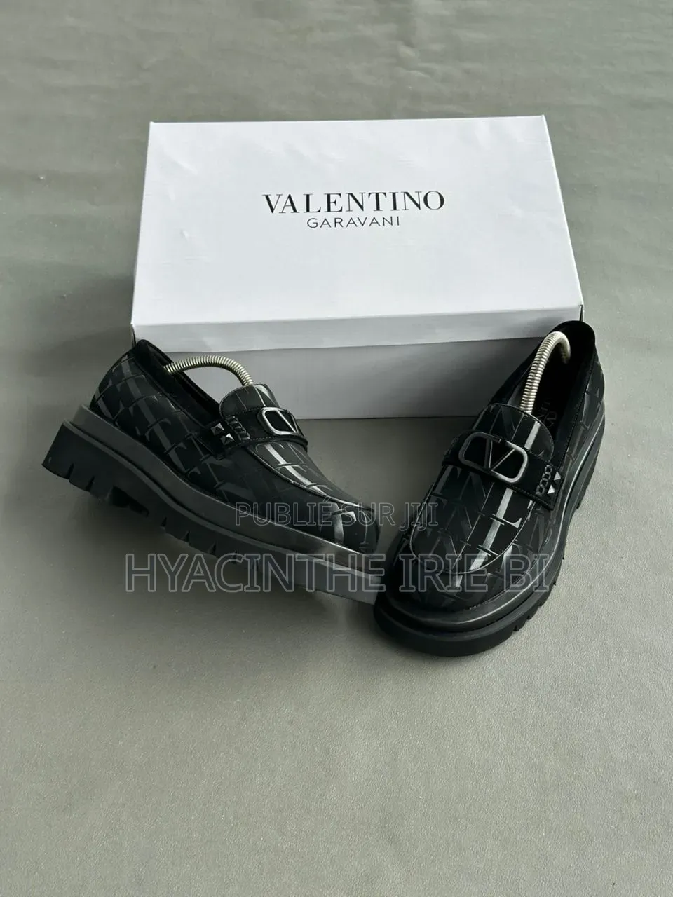  Valentino Moccassin Grosse Semelle Authentique Original Quali
