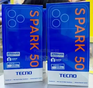 Nouveau Tecno Spark 50 128 GB Argenté