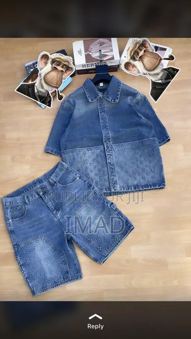 Ensemble en Jean Style Monogramme De Luxe