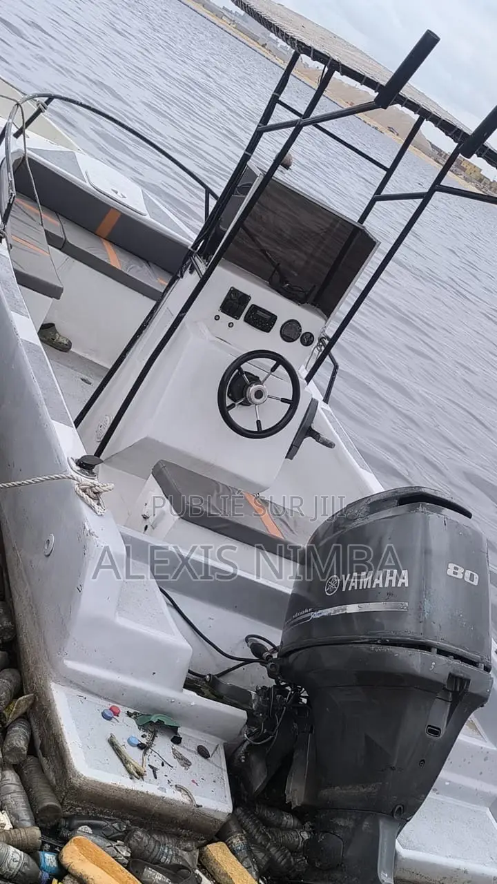 En Vente Bateau Plaisance Fabrication Locale en Polyester 80 Chevaux