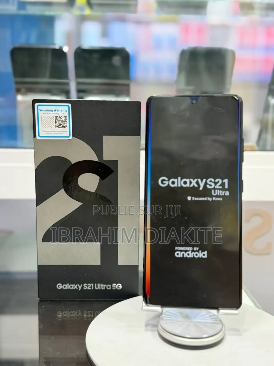 Samsung Galaxy S21 Ultra 5G 128 GB Noir