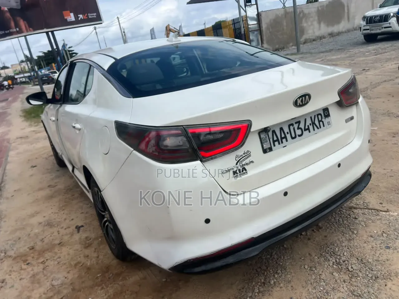 Kia Optima 2015 Blanc cassé