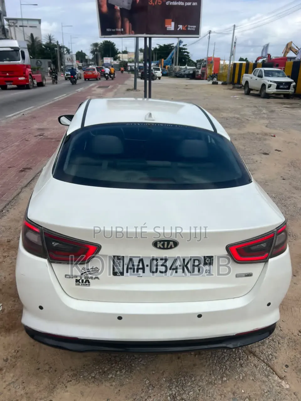 Kia Optima 2015 Blanc cassé