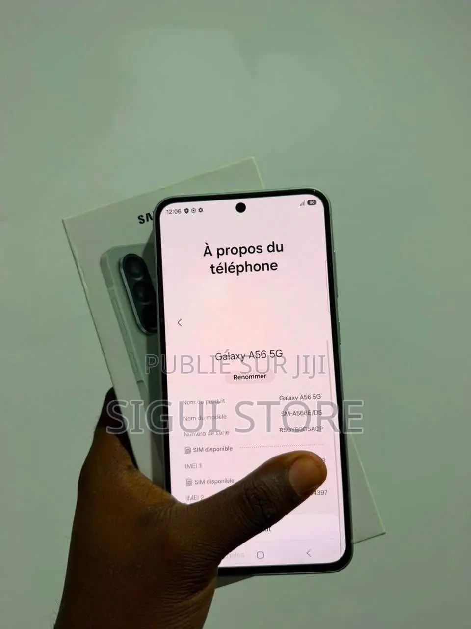 Nouveau Samsung Galaxy A56 256 GB Vert
