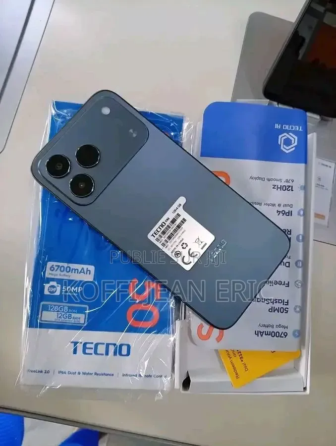 Nouveau Tecno Spark 50 128 GB Argenté