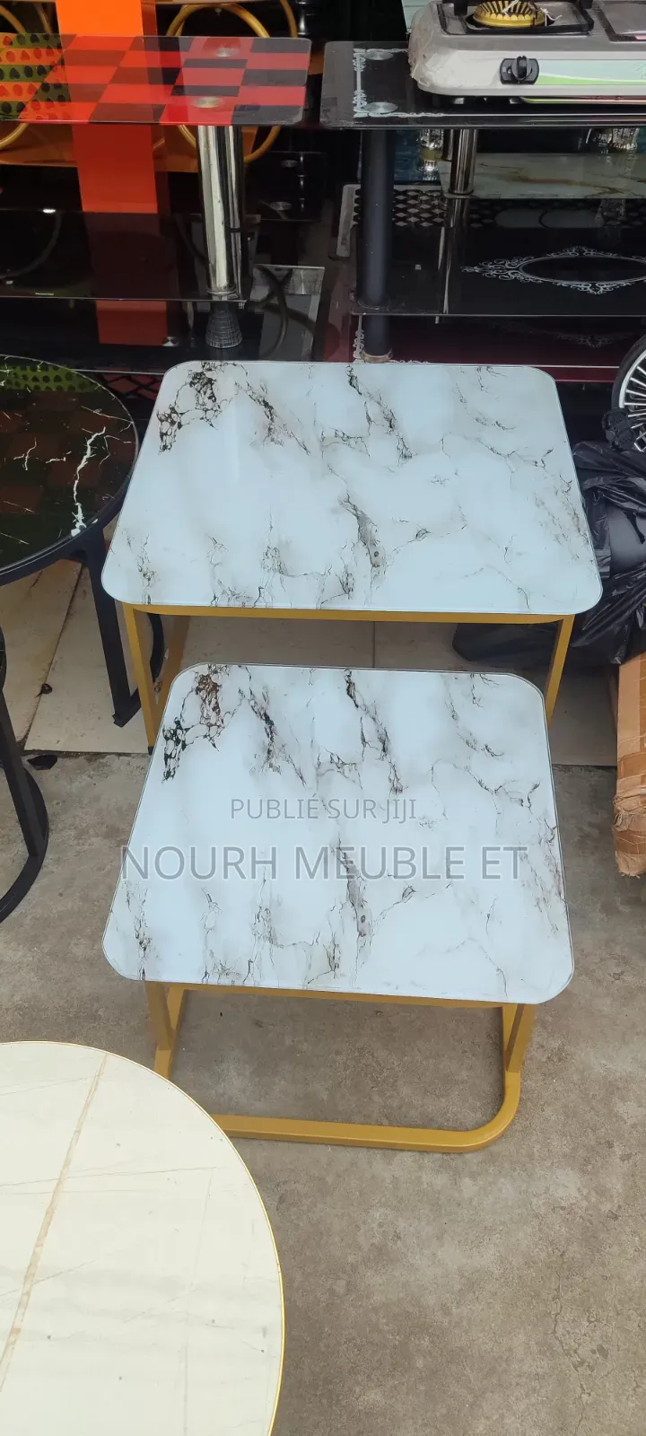 Table Basse Centrale Marbre