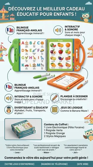 Livre Éducatif Électrique