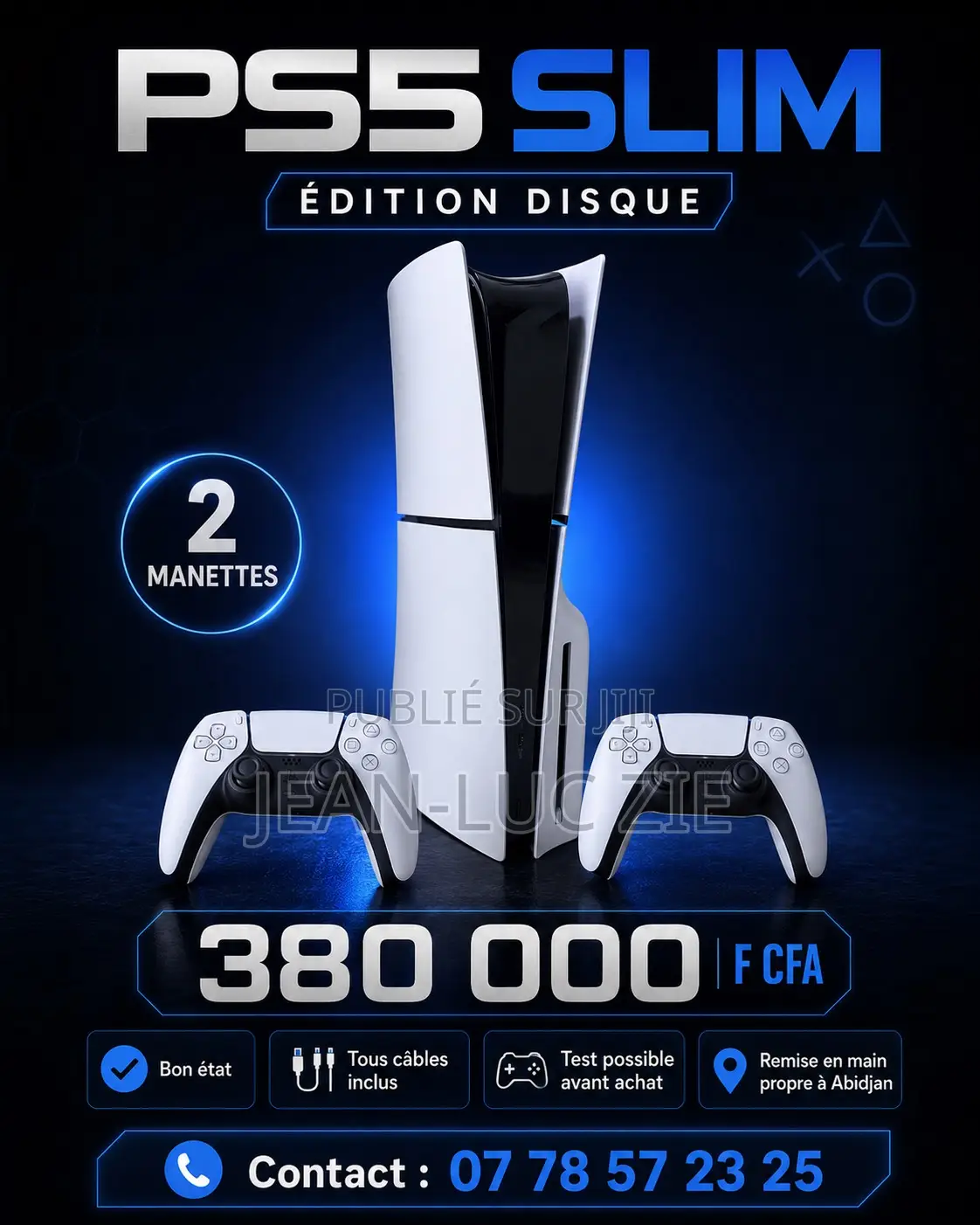 Ps5 Standard Avec Lecteur De Disque À Vendre.