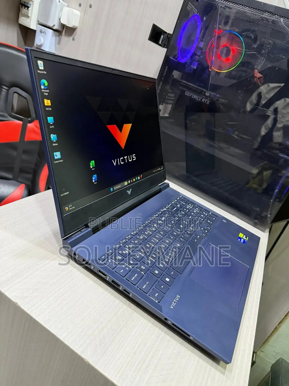 Nouveau Ordinateur portable HP Victus 15 16GB Intel Core i5 SSD 512GB
