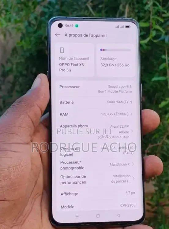Nouveau Oppo Find X5 256 GB Blanc
