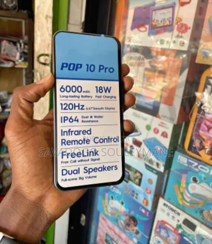 Nouveau Tecno Pop 10 Pro 128 GB Blanc