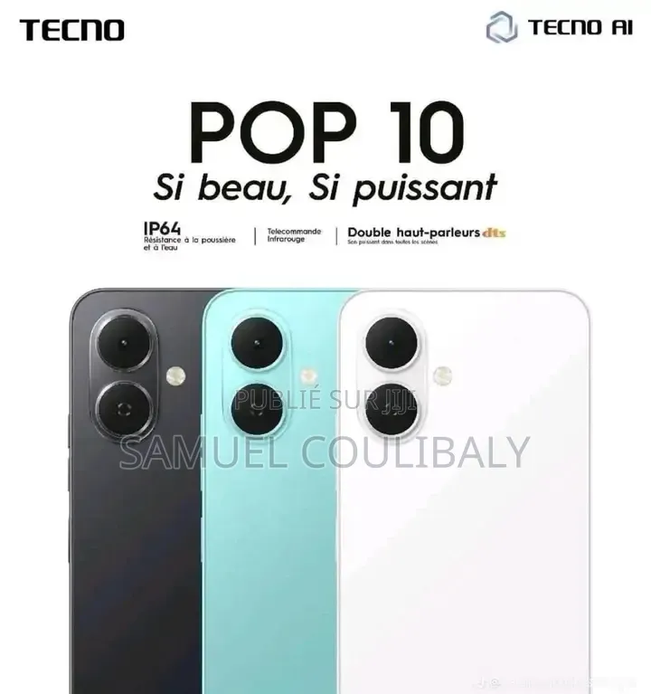 Nouveau Tecno Pop 10 128 GB Autre