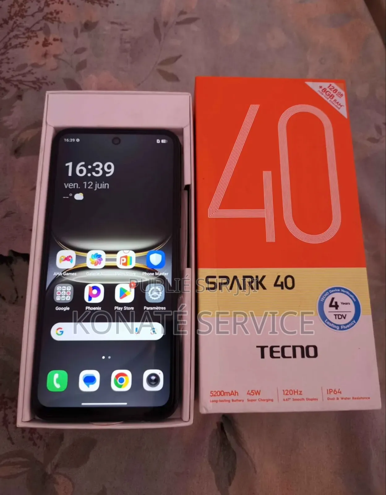 Nouveau Tecno Spark 40 256 GB Autre